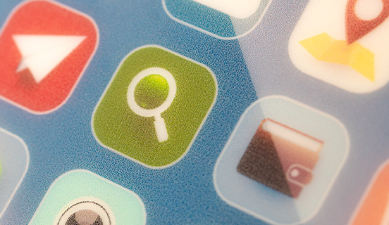 Smartphone-Bildschirm aus belgischer Schokolade