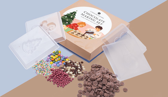 Komplettes DIY-Set zur Herstellung von Schokolade