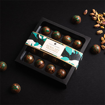 Dekorative Verpackung Dubai Pralinen