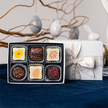 Ostern bedrucktes Pralinenset