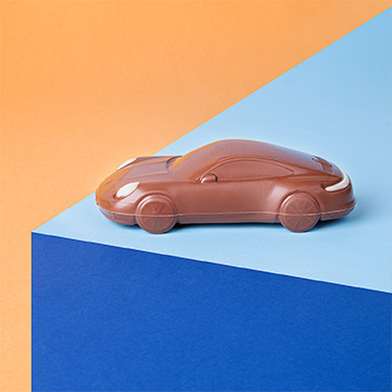 Porsche 911 Carrera aus Schokolade