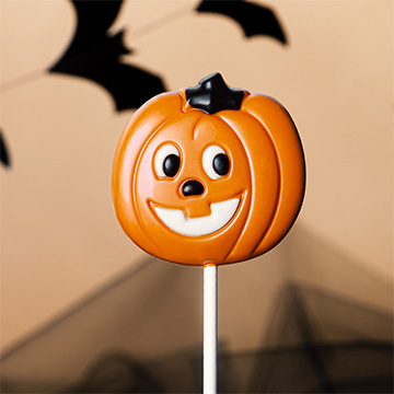 Halloween Schokoladenkürbislutscher