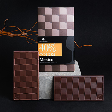 Mexikanische Schokoladentafel mit 40 % Kakao