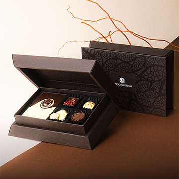 ein Set Pralinen aus belgischer Schokolade