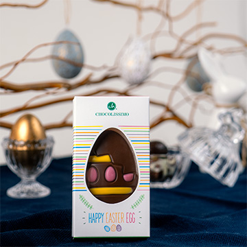 Schokoladen-Osterei aus belgischer Schokolade für Ostern