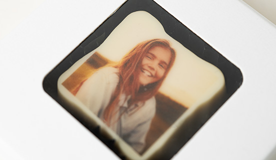 Praline mit persönlichem Foto
