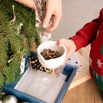 Schokolade zum Schmelzen für DIY-Set