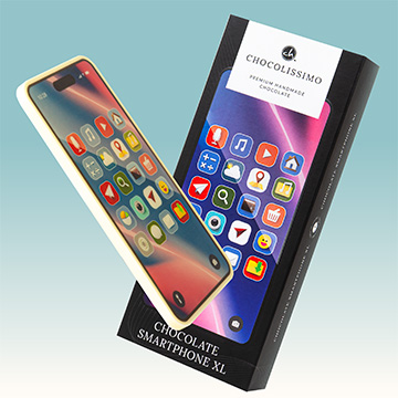 Smartphone aus belgischer Schokolade