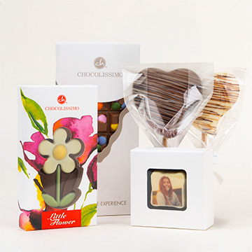 Schokoladentita für einen Erstklässler mit einer personalisierten Praline