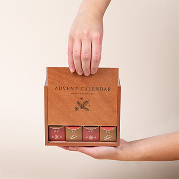 adventskalender auf hand