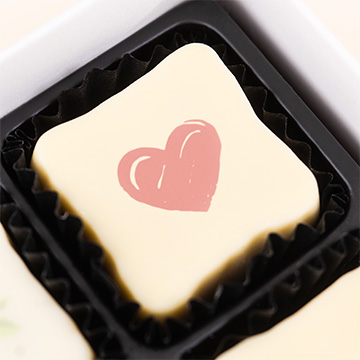 Personalisierte Praline für die Hochzeit