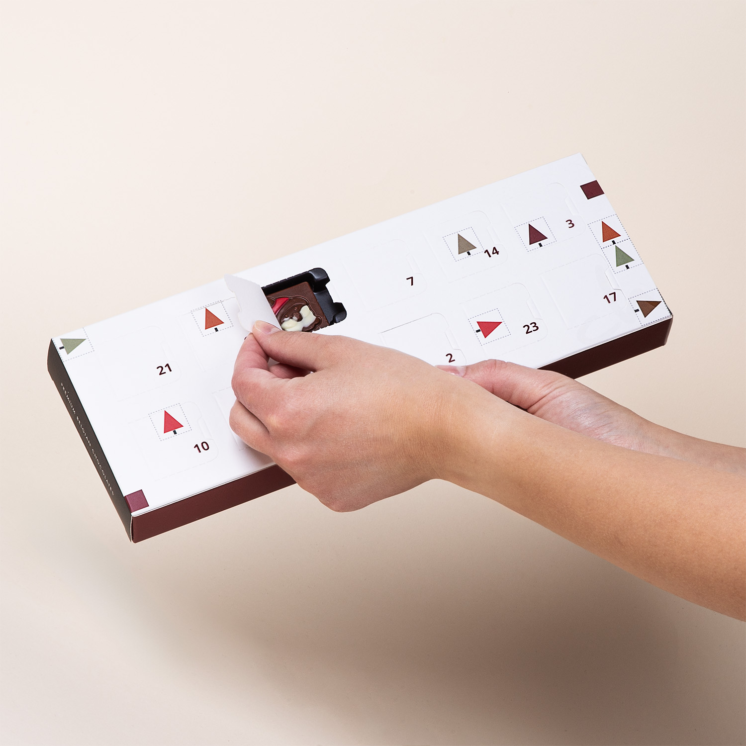 Doppelseitiger Premium-Adventskalender mit Neapolitaner