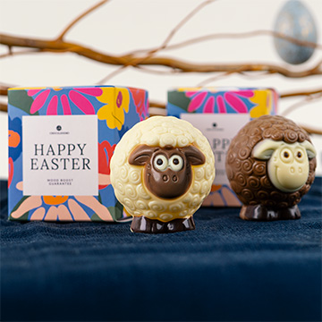 Schokoladenschaf zu Ostern