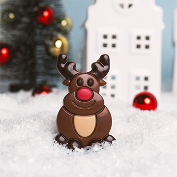 drei schokoladenfiguren