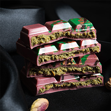 Vielfältige Dubai-Schokoladen