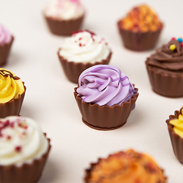 Cupcakes 8 - Gold - Pralinen