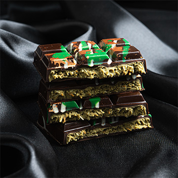 Vielfältige Dubai-Schokoladen