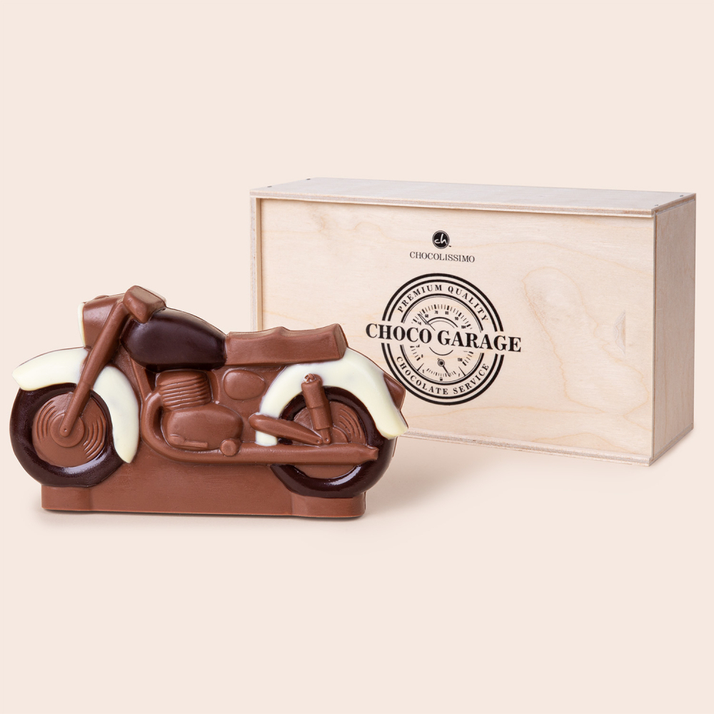 Schokoladen-Auto Motorrad - ChocoMotor II Geschenk für Männer Auto-Fans | Chocolissimo