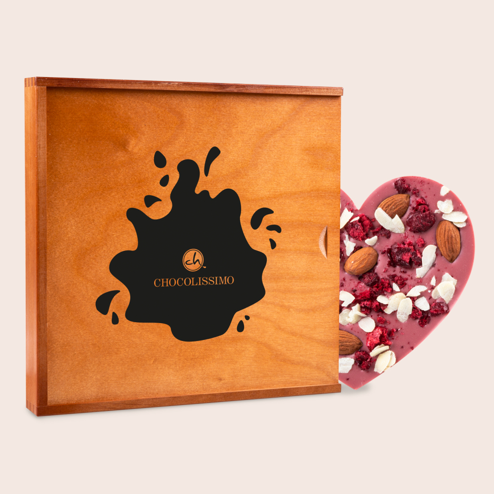 Ruby Herz mit Mandeln und Kirschen - Schokolade | online kaufen ...
