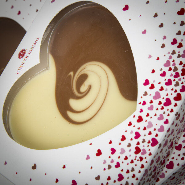 ChocoHerz Duett - Weiße und Vollmilchschokolade - Valentinstag 💖