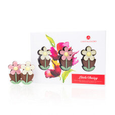 3 Little Daisy - 3 Blumen aus Schokolade
