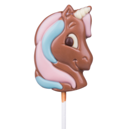 Schokoladen-Lolli Einhorn