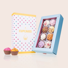 8 American Cupcakes - Gefüllte Cupcake-Pralinen