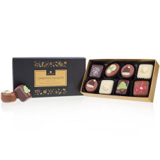 Christmas Delights 8 - 8 Pralinen mit weihnachtlichen Motiven