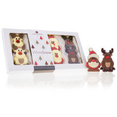 Santas & Reindeer - 8 Schoko-Täfelchen zu Weihnachten