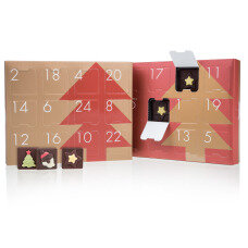 Tisch-Adventskalender Tricolor