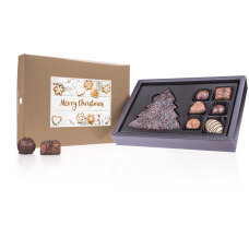 Xmas ChocoPostcard Midi Gold