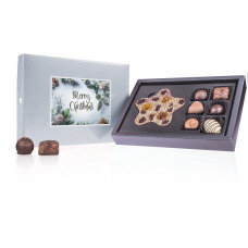 Xmas ChocoPostcard Midi Silver