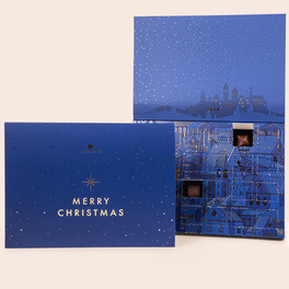 Adventskalender - blau - ohne Alkohol