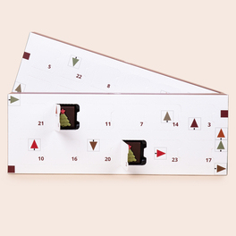 Adventskalender White Snow - mit 24 Schoko-Täfelchen