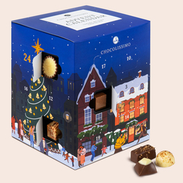 Adventskalender XL mit weihnachtlichem Design