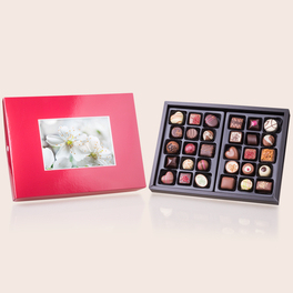 Chocopostcard Maxi - Rot