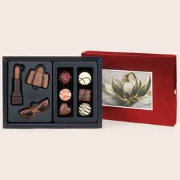 ChocoPostcard Midi - Frauenset und Pralinen