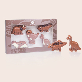 Dinosaurier aus Schokolade