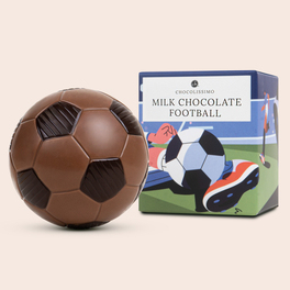 Fu&szlig;ball aus Vollmilchschokolade