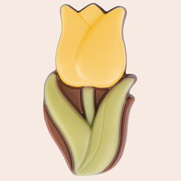 Kleine Tulpe aus Schokolade