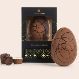 Luxury Egg Milk - Vollmilchschokoladen-Ei mit 7 Osterei-Pralinen