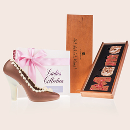 MAMA-Schokobuchstaben & High Heel