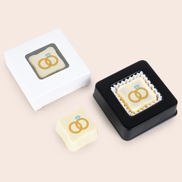 Praline zur Hochzeit &ndash; Eheringe