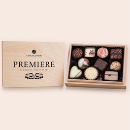 Premiere Mini - 10 handgefertigte Pralinen mit und ohne Alkohol