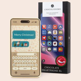 Schokoladen-Smartphone zu Weihnachten