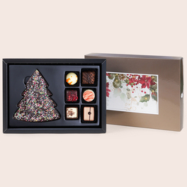Xmas ChocoPostcard Midi Gold