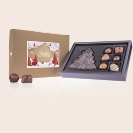 Xmas ChocoPostcard Midi Gold