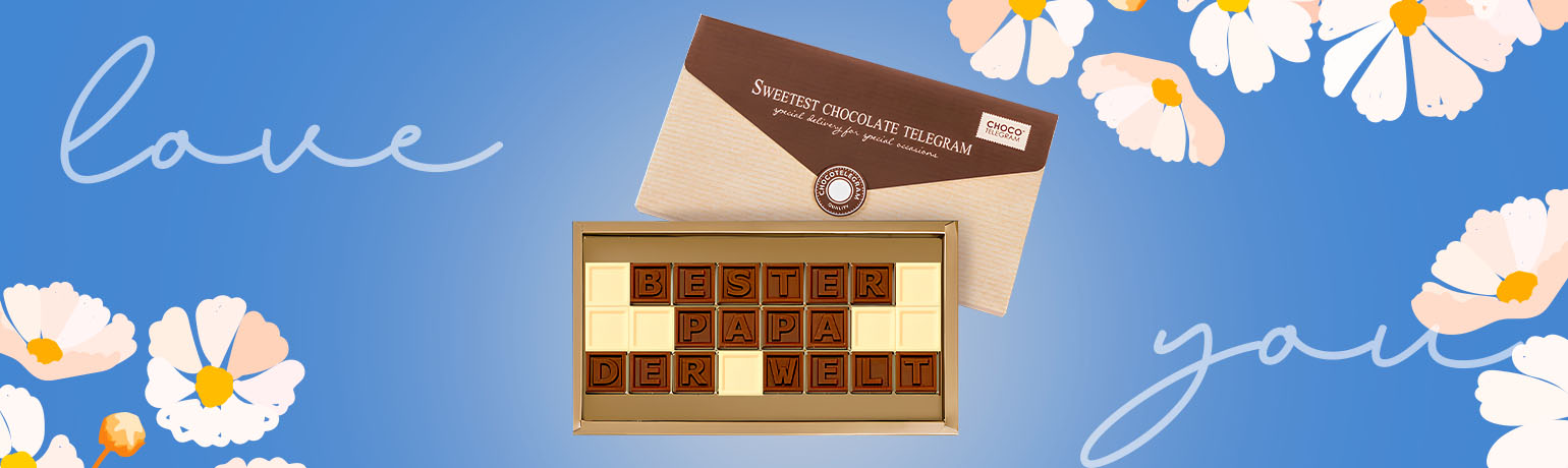 ChocoTelegram zum Vatertag 2025