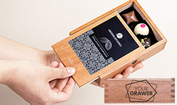 Holzkästchen mit Gravur