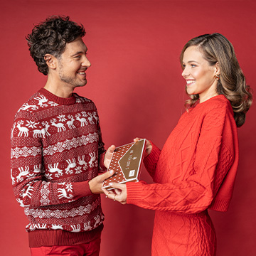 Zu Weihnachten ein Schokoladen-Telegramm verschenken